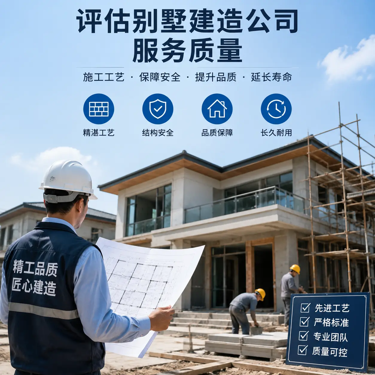 如何评估 钟山 别墅建造公司的服务质量?