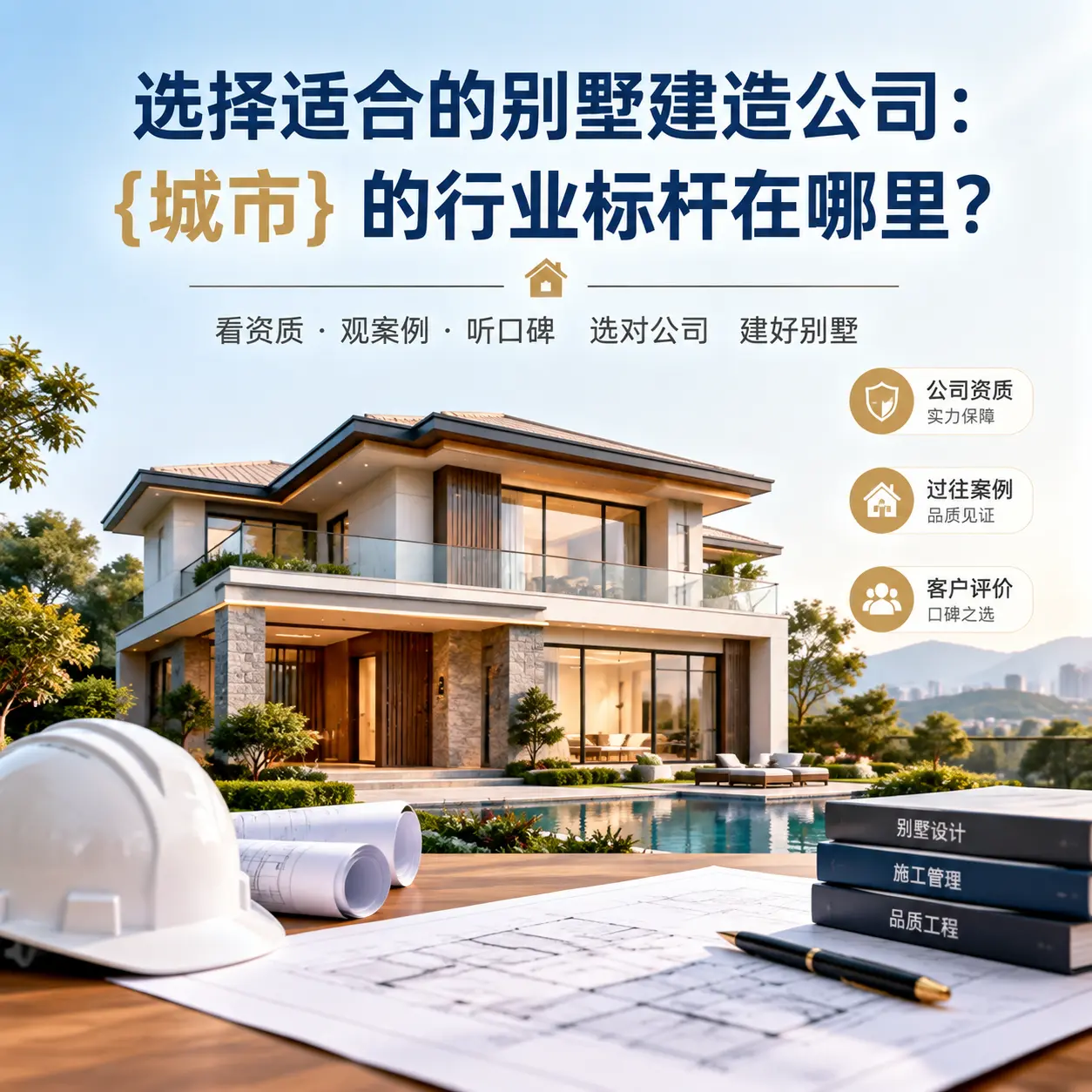 选择适合的别墅建造公司： 钟山 的行业标杆在哪里？