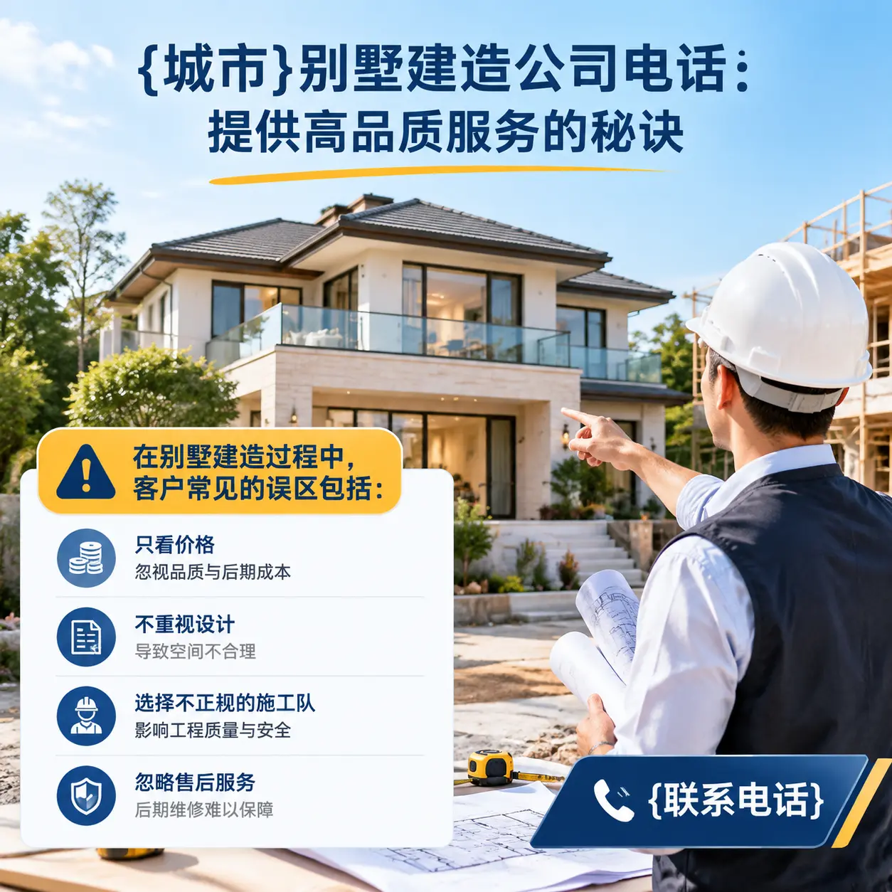 钟山别墅建造公司电话:提供高品质服务的秘诀