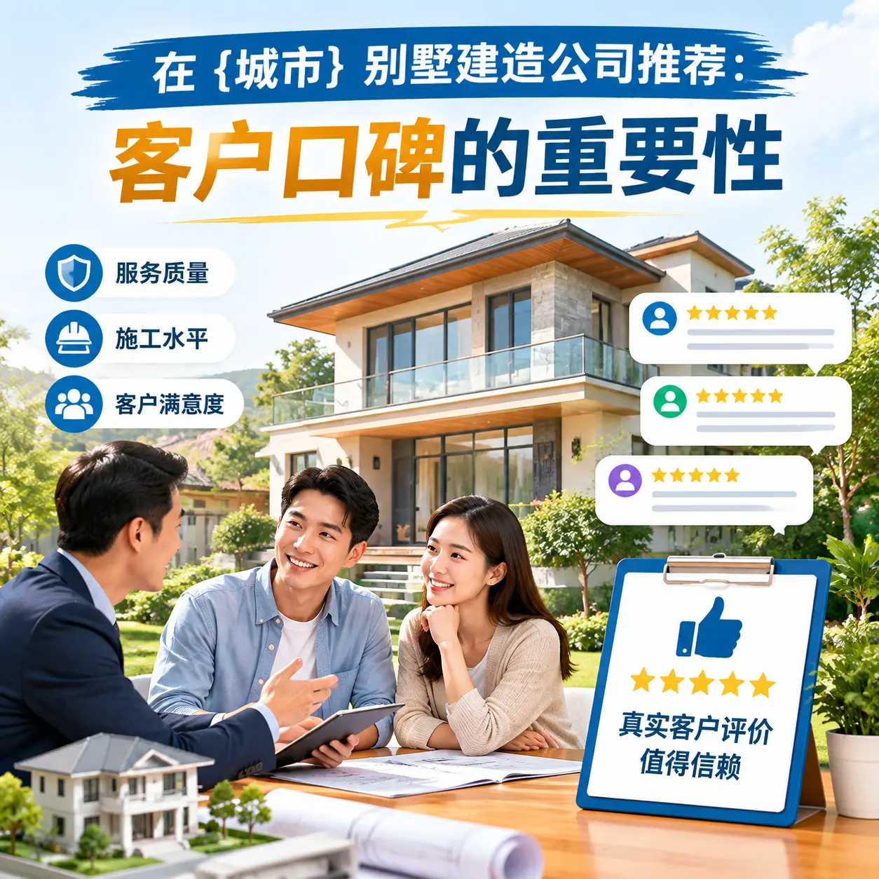 在 钟山 别墅建造公司推荐：客户口碑的重要性