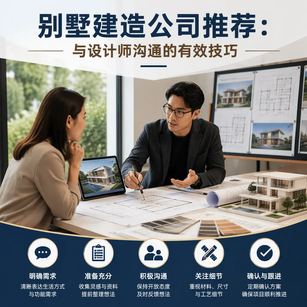 别墅建造公司推荐：与设计师沟通的有效技巧在 钟山