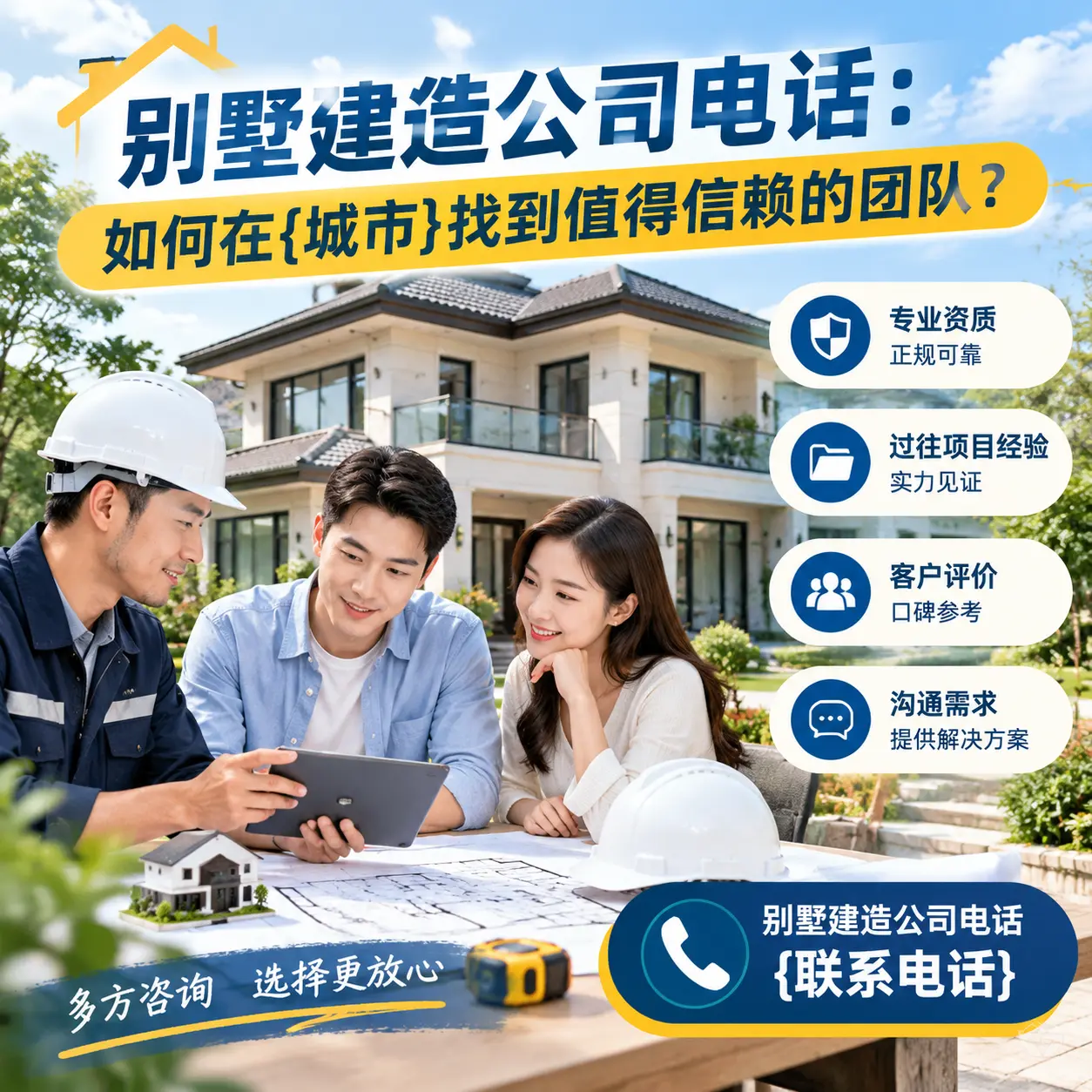 别墅建造公司电话：如何在钟山找到值得信赖的团队？