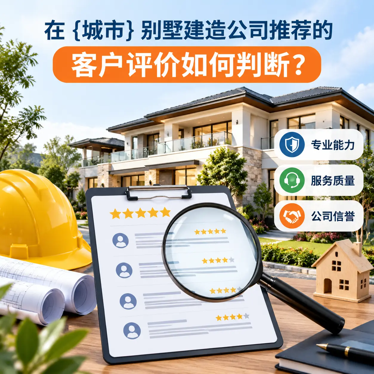 在 钟山 别墅建造公司推荐的客户评价如何判断?