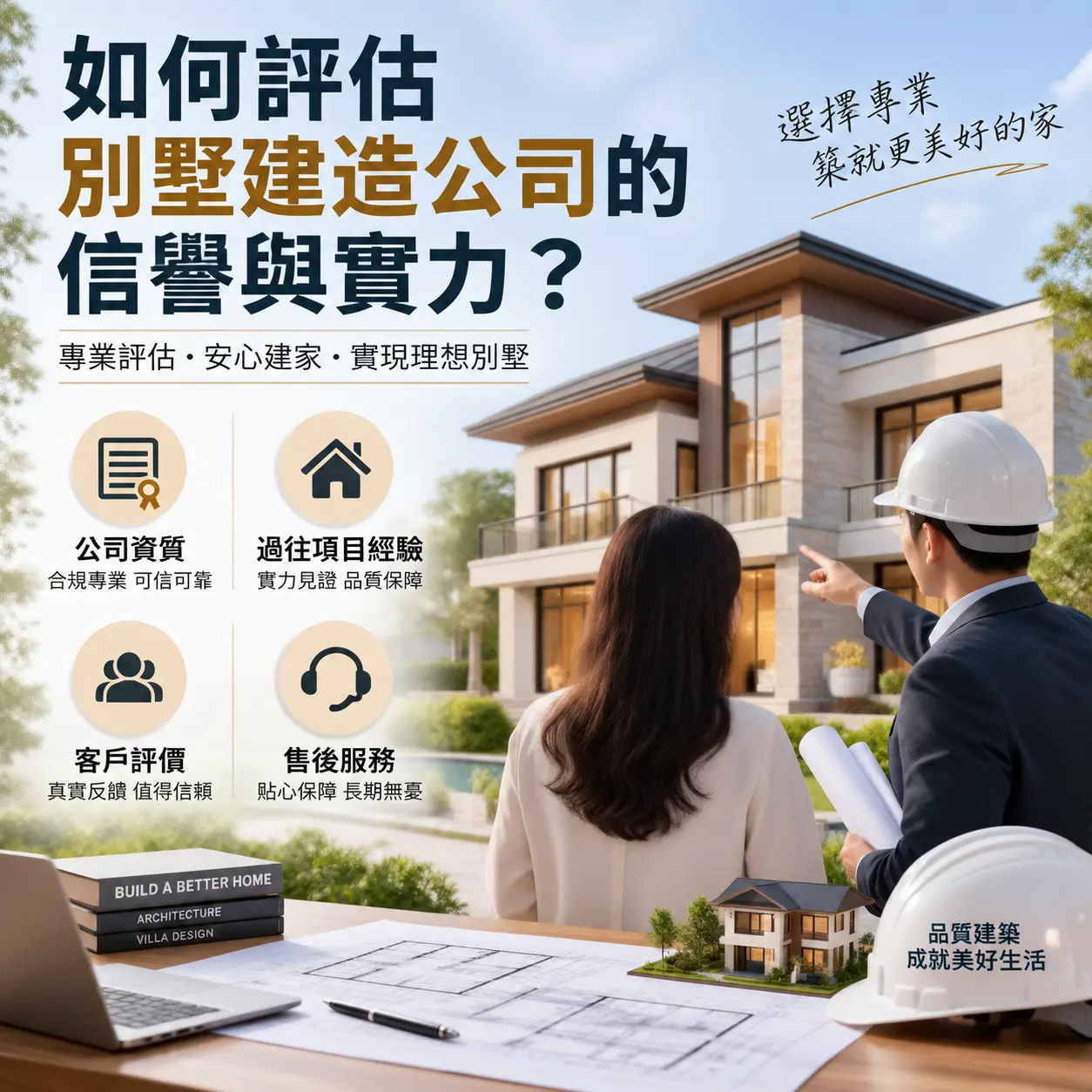 如何评估 钟山 别墅建造公司的信誉与实力?