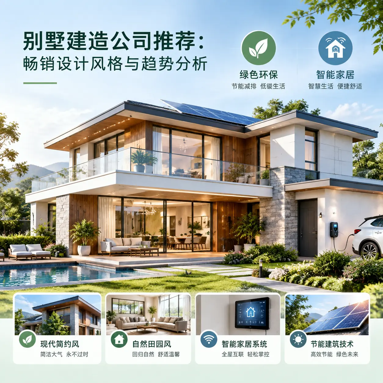 别墅建造公司推荐： 钟山 畅销设计风格与趋势分析