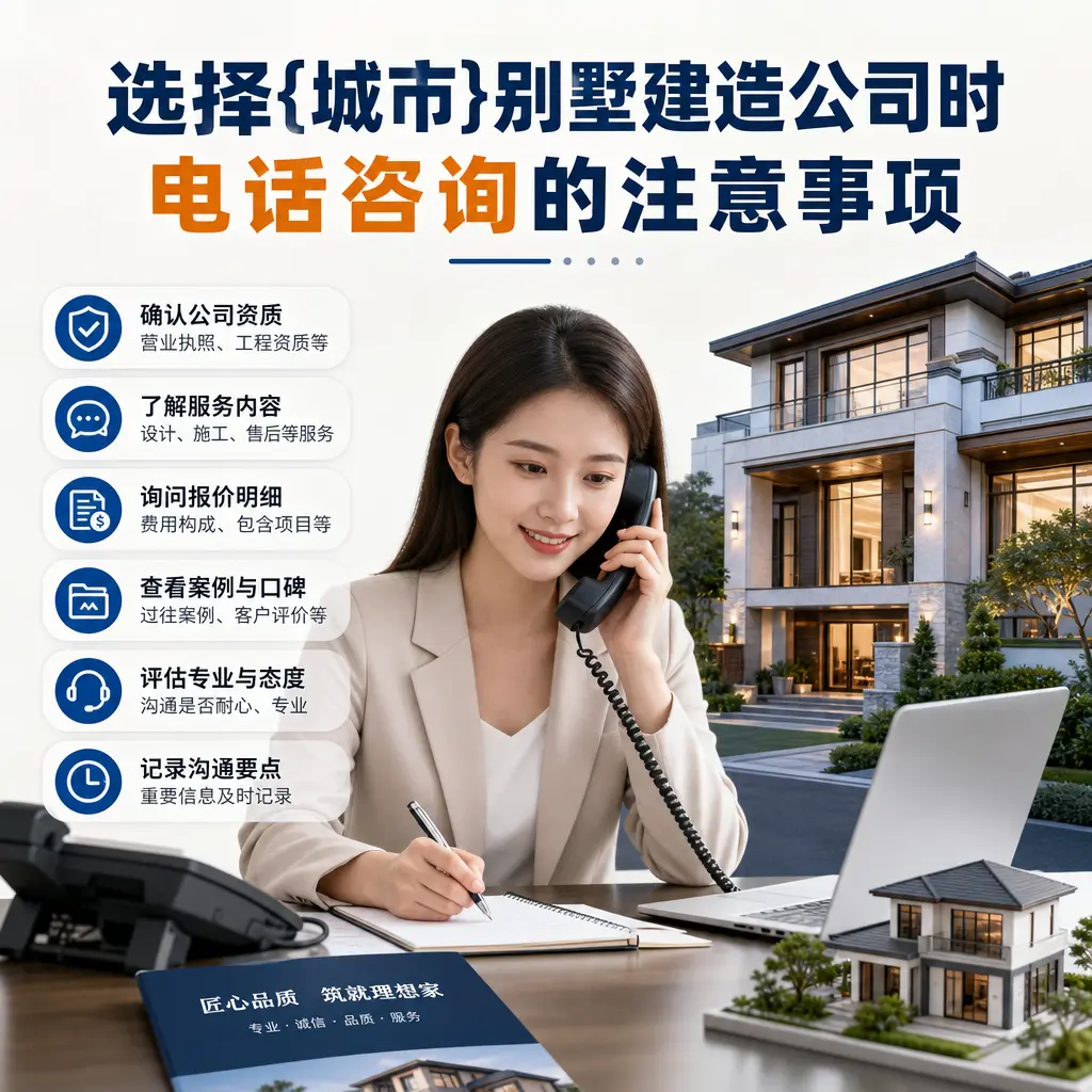 选择钟山别墅建造公司时,电话咨询的注意事项