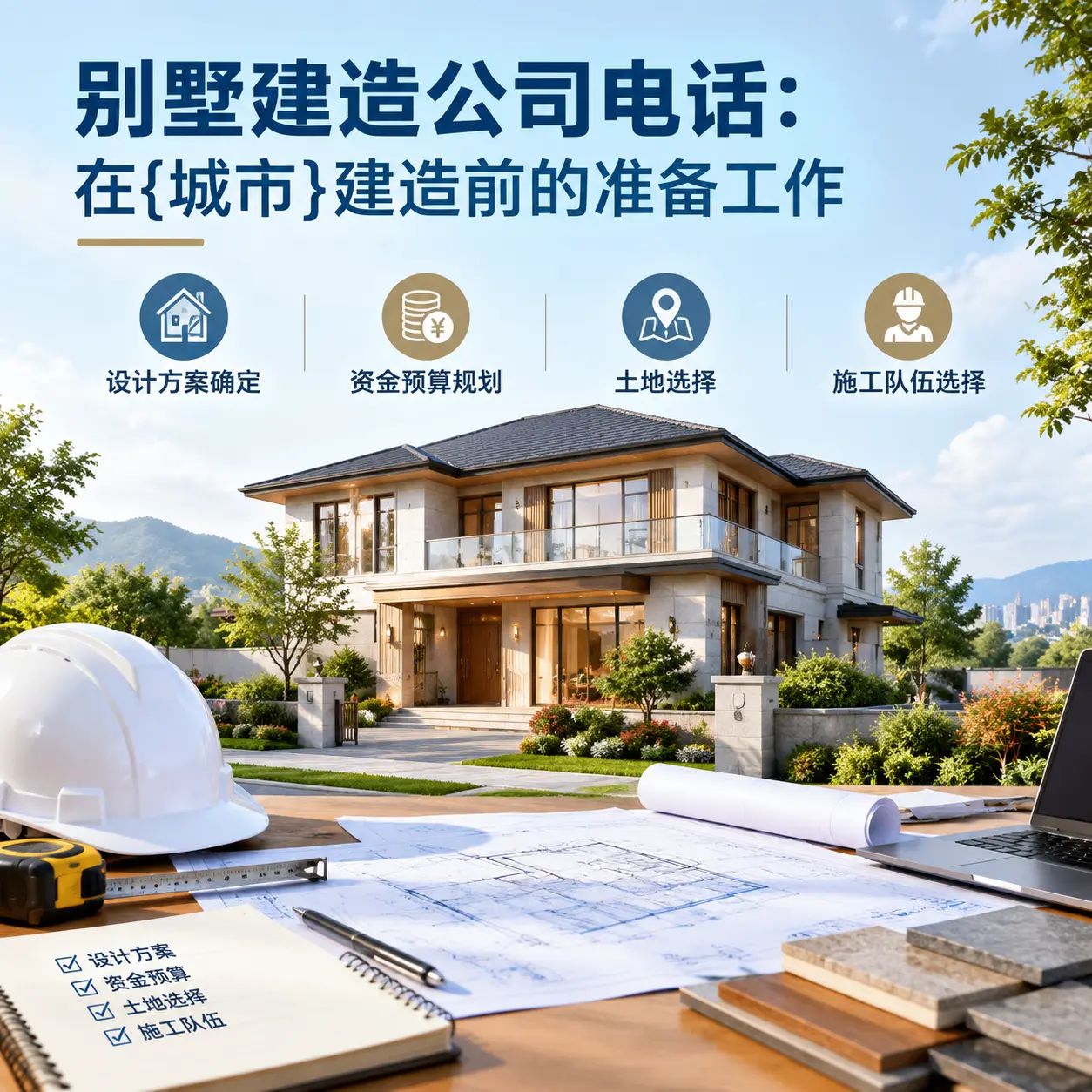 别墅建造公司电话：在钟山建造前的准备工作