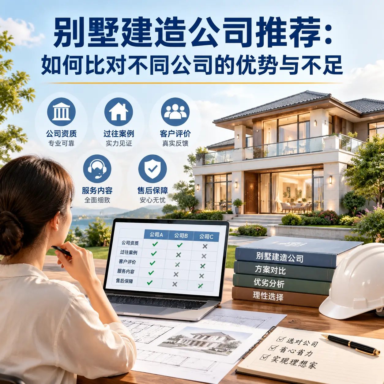 别墅建造公司推荐：如何比对不同公司的优势与不足