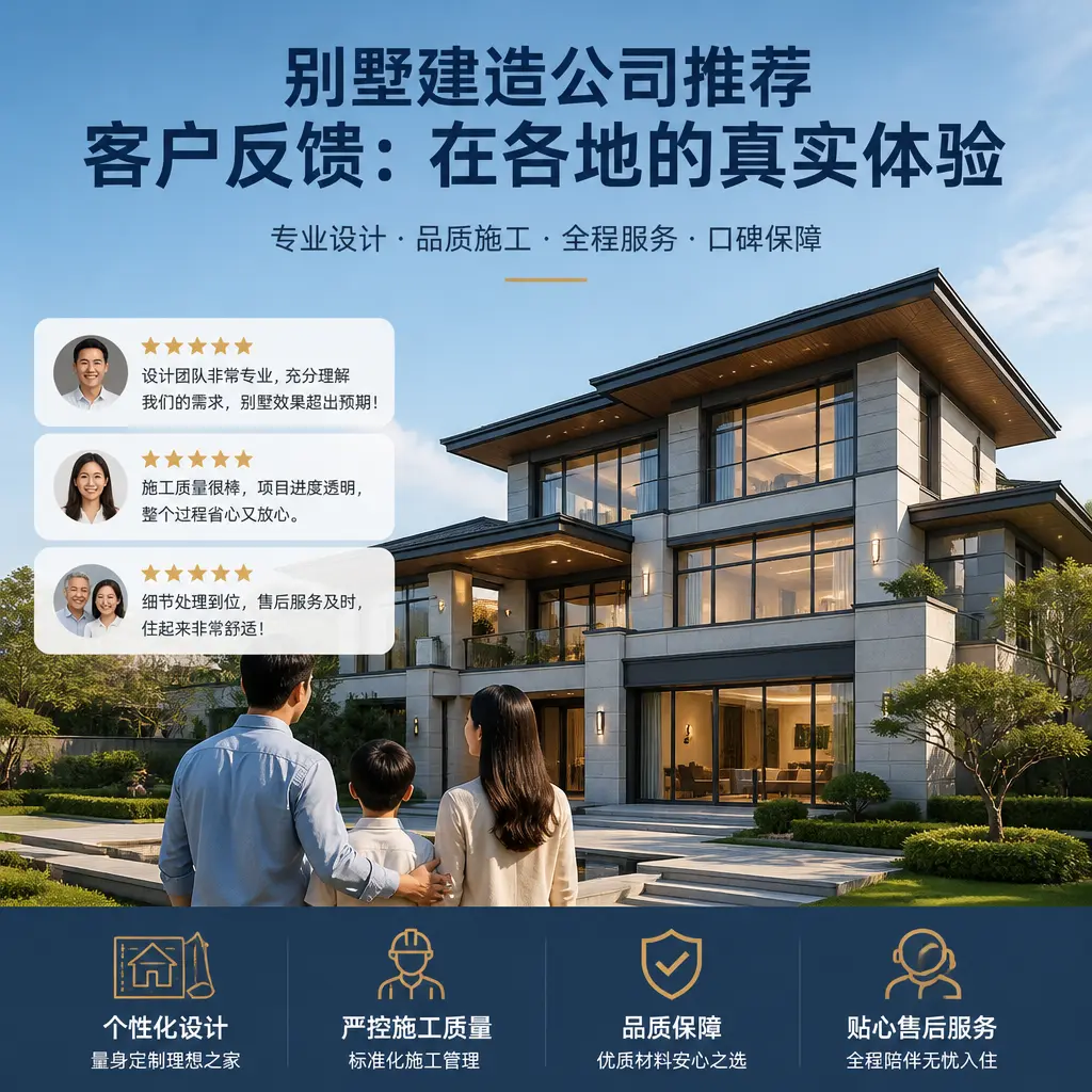 别墅建造公司推荐的客户反馈:在 钟山 的真实体验