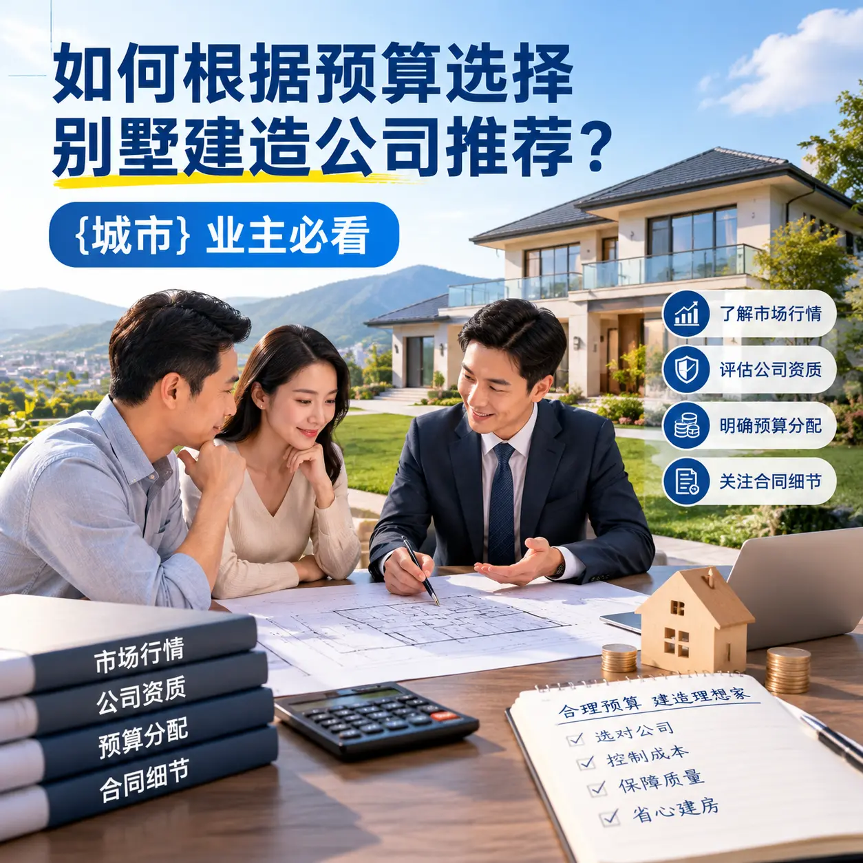 如何根据预算选择别墅建造公司推荐? 钟山 业主必看
