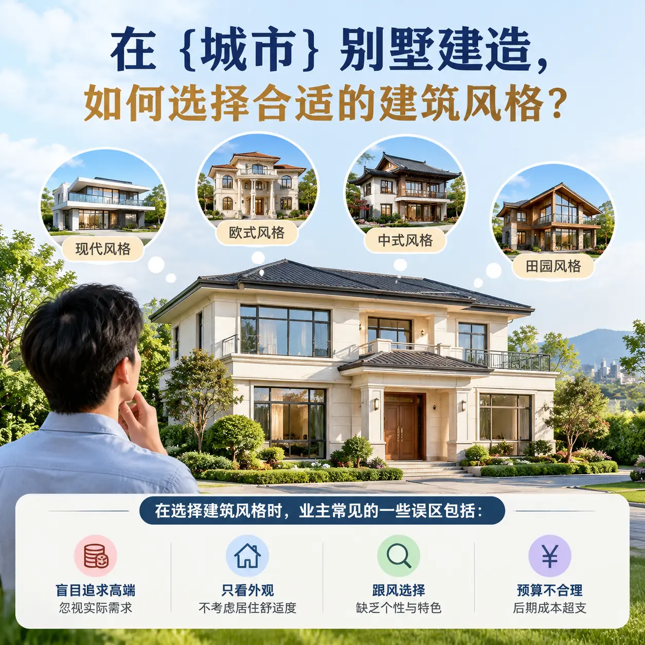 在 钟山 别墅建造,如何选择合适的建筑风格?