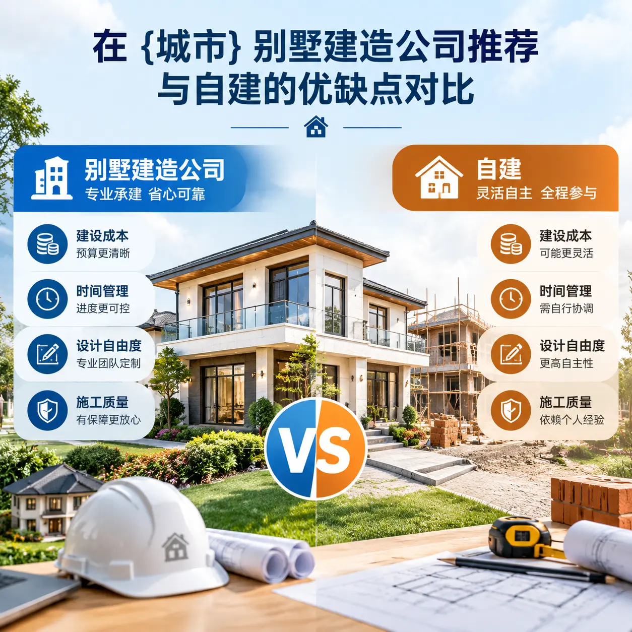 在 钟山 别墅建造公司推荐与自建的优缺点对比