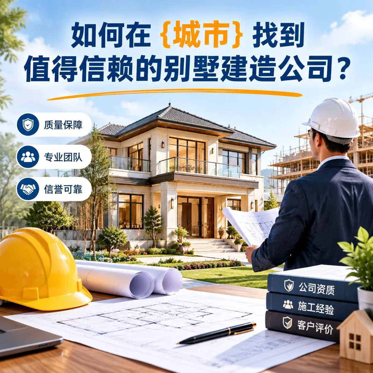 如何在 钟山 找到值得信赖的别墅建造公司?